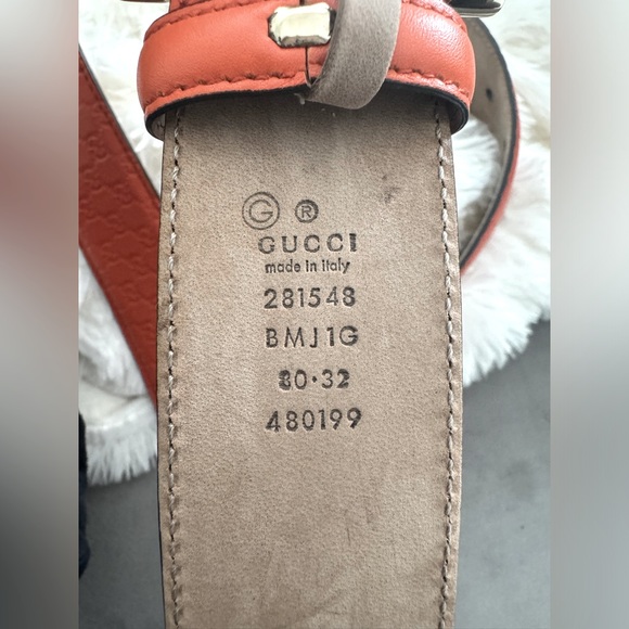 Gucci Micro Guccissima Leather Interlocking GG Belt main image 4